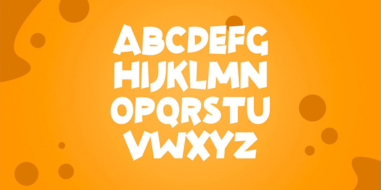 Example font Roley Poley #5